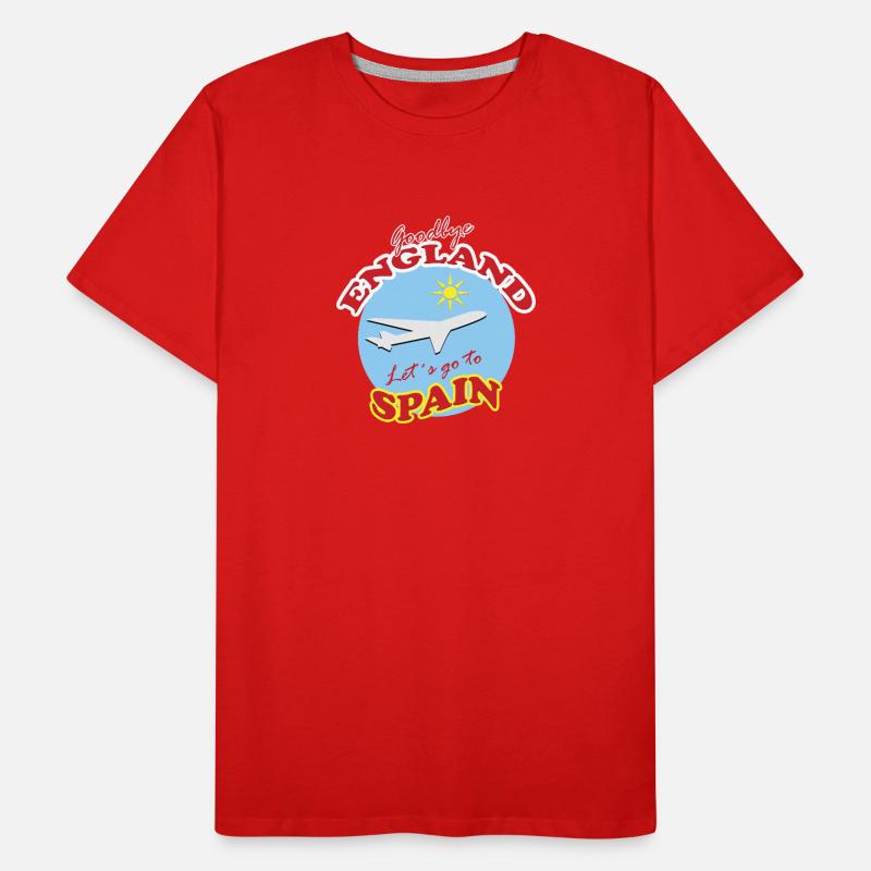 En route pour l’Espagne : Adieu l’Angleterre T-shirt bio Premium Homme