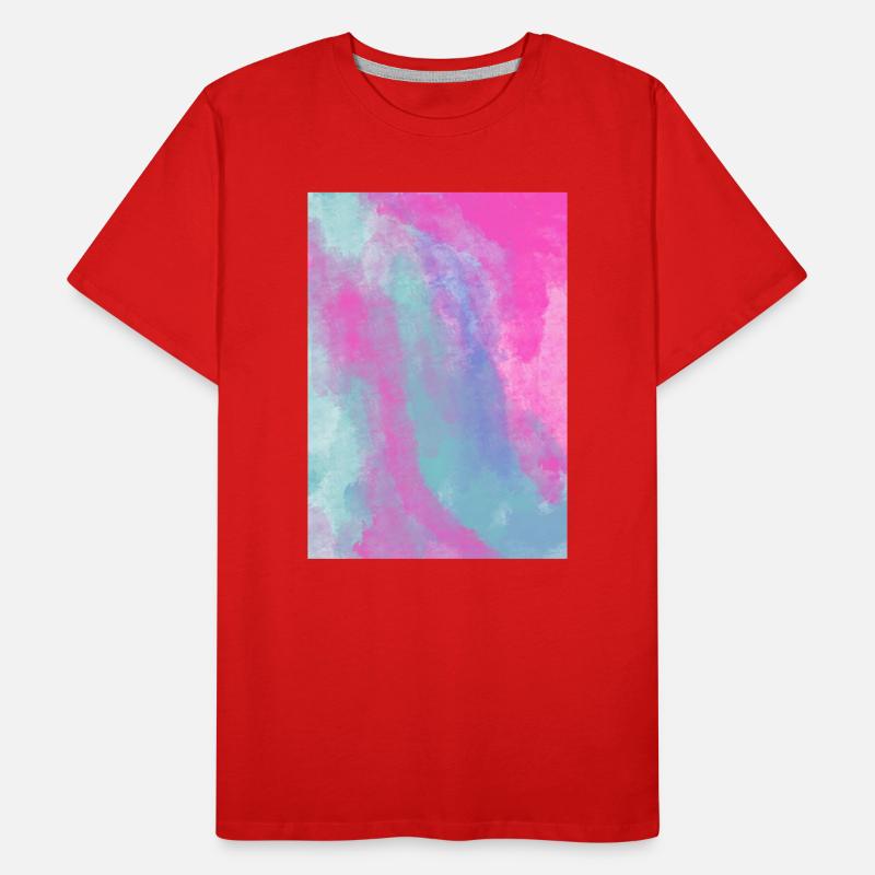 Gradient Spring customizable Men's Premium Organic T-Shirt
