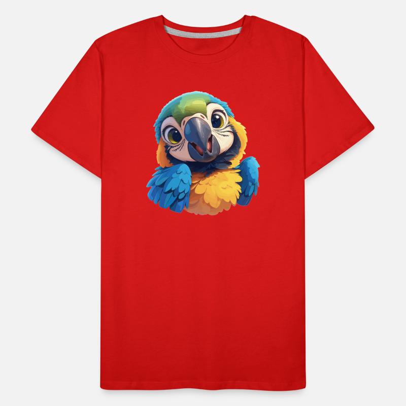 Macaw's Era Men's Premium Organic T-Shirt