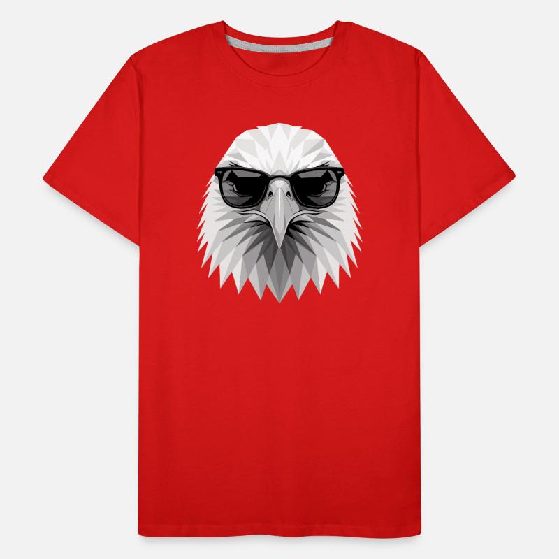 Eagle Bald Eagle Golden Eagle White-tailed Eagle Men's Premium Organic T-Shirt