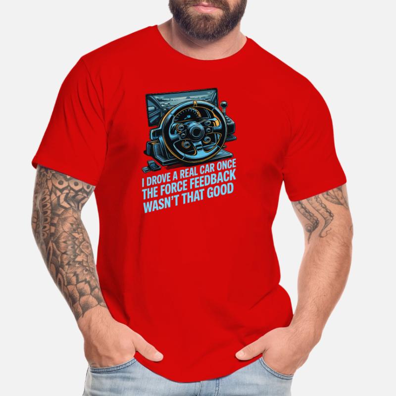 Ich bin einmal ein echtes Auto gefahren, das Force Männer Premium Bio T-Shirt