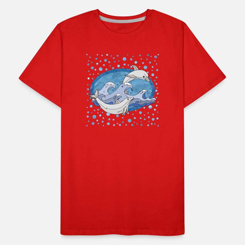 Dolphins Men's Premium Organic T-Shirt