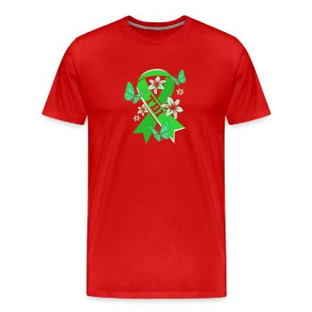 Car accident Traumatic brain injury Traumatic brain injury - Men's Premium Organic T-Shirt - red - Front - Damien (186cm)