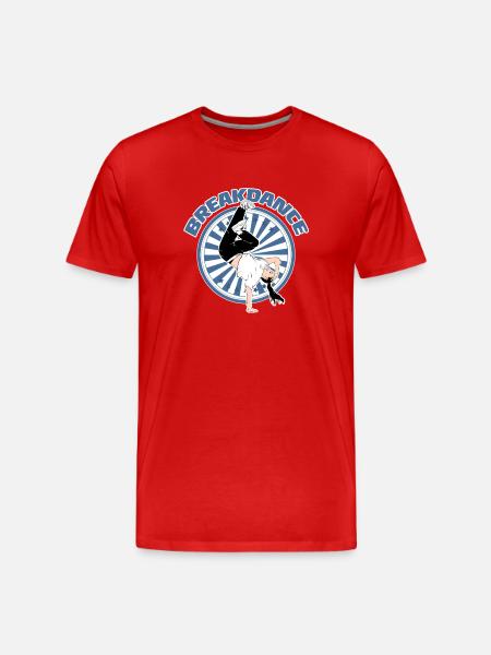 Breakdancing - Men's Premium Organic T-Shirt - red