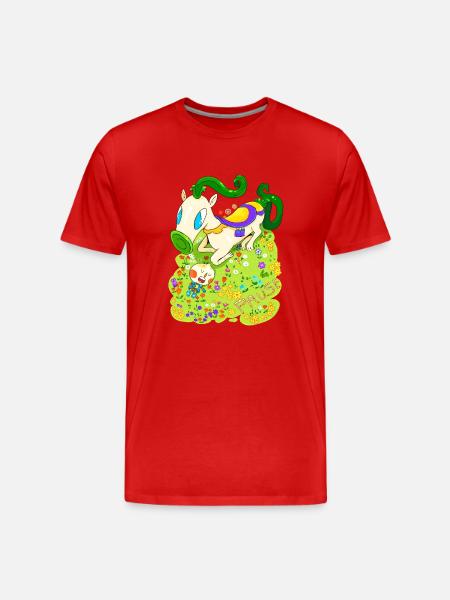 Verschnaufpause - Männer Premium Bio T-Shirt - Rot