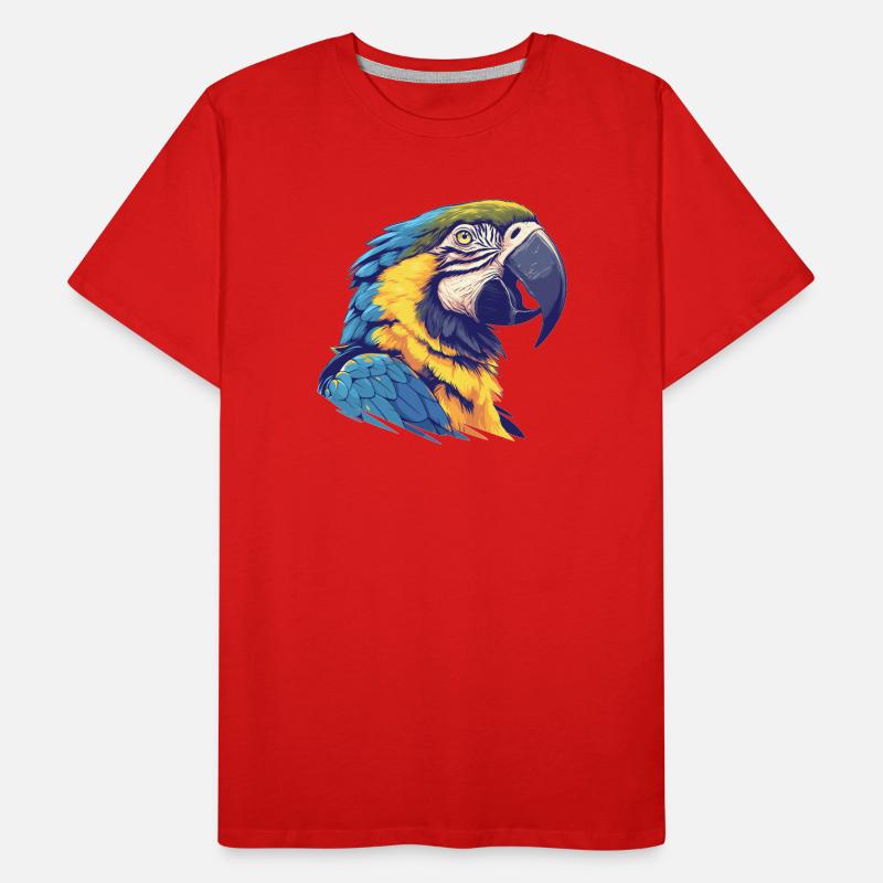 Macaw's Era Men's Premium Organic T-Shirt