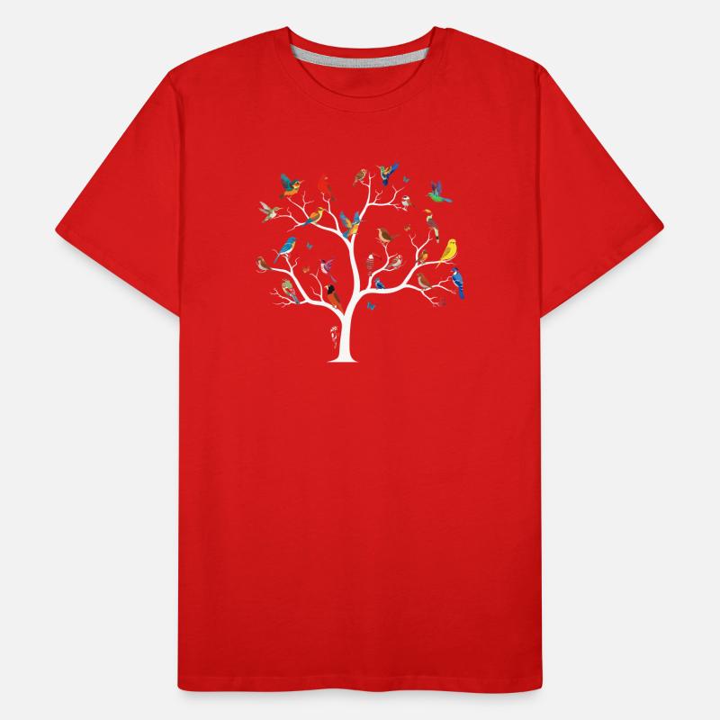 Observation des oiseaux Ornithologue Nerd T-shirt bio Premium Homme