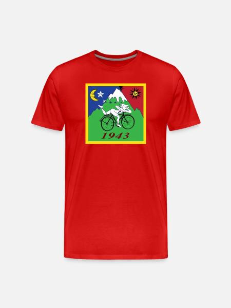 Albert Hofmann Orig. - Men's Premium Organic T-Shirt - red