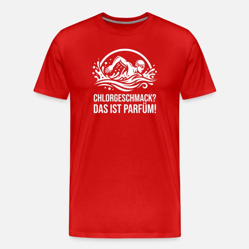 Chlorgeruch – Das ist Parfüm - Männer Premium Bio T-Shirt - Rot