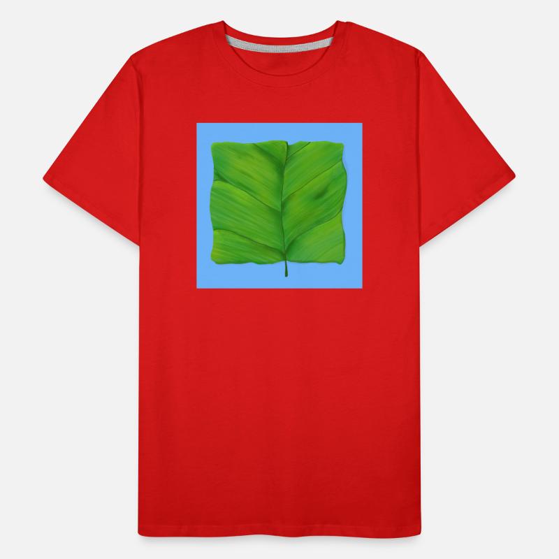 The Square Leaf Men's Premium Organic T-Shirt