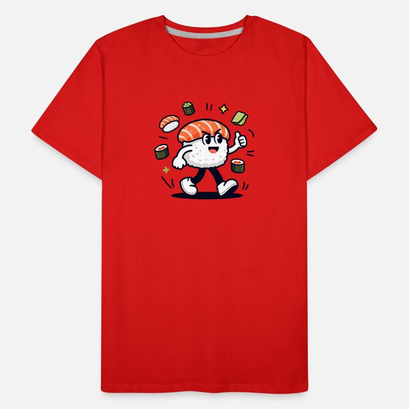 Chef sushi nigiri T-shirt bio Premium Homme