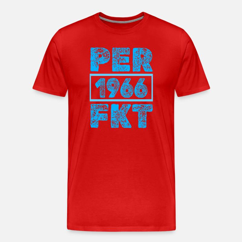Perfektioniert 1966 - Männer Premium Bio T-Shirt - Rot