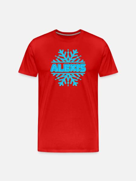 Gift for Alexis - Men's Premium Organic T-Shirt - red