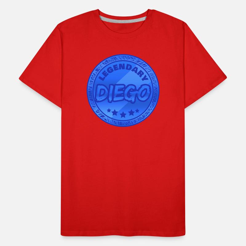 Diego als Geschenkidee Männer Premium Bio T-Shirt