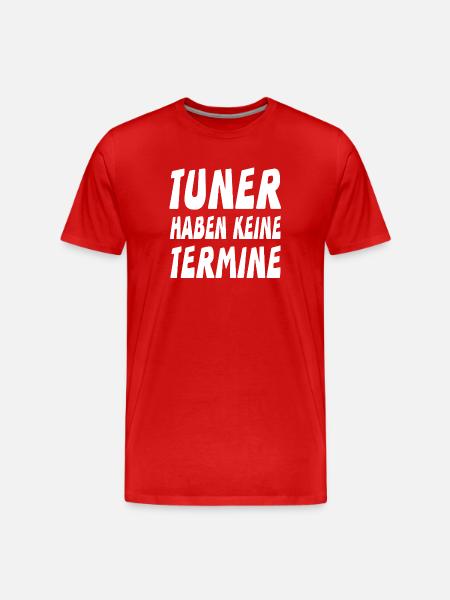 Tuner - Männer Premium Bio T-Shirt - Rot