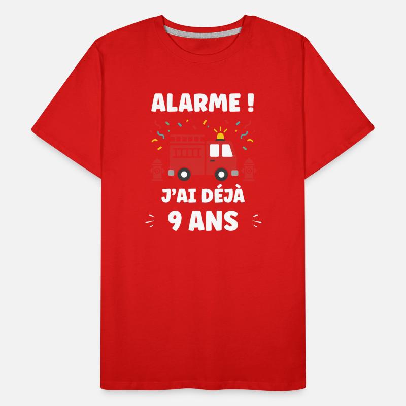 9 ans T-shirt bio Premium Homme