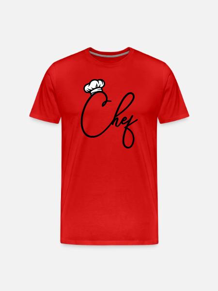 Chef Chef - T-shirt bio Premium Homme - rouge