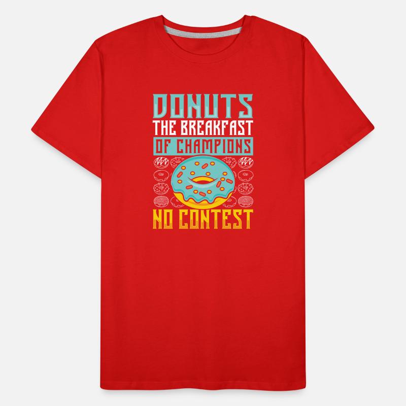 Restauration rapide en donuts T-shirt bio Premium Homme