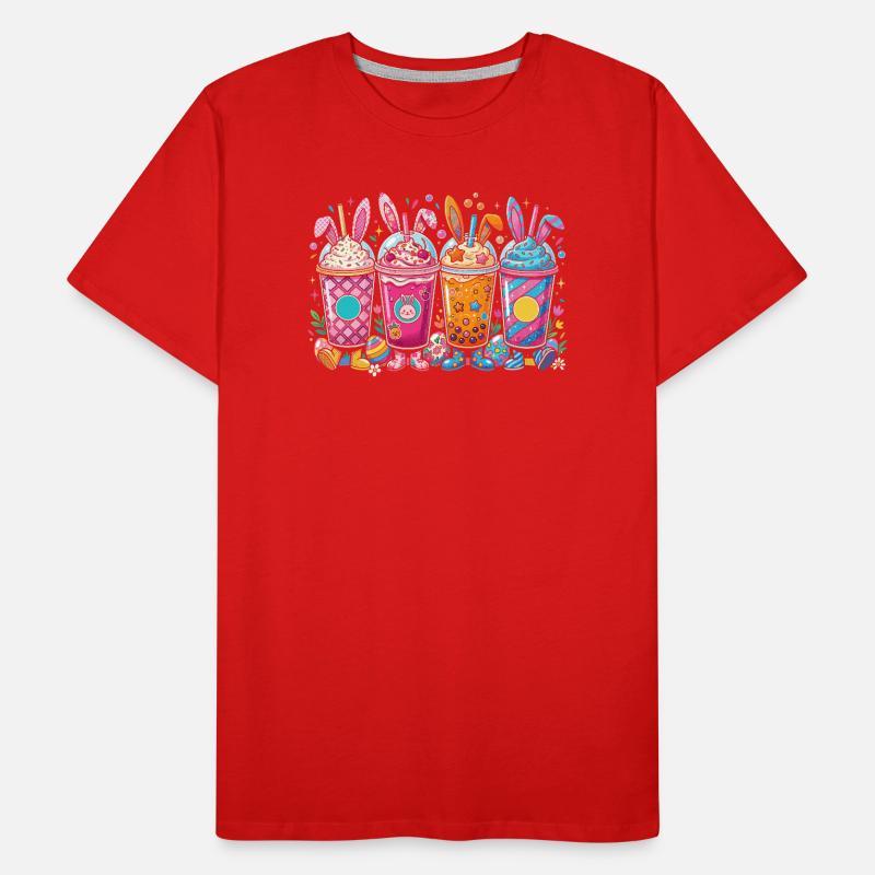 Easter Bunny Shake Set Men's Premium Organic T-Shirt