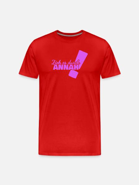 Annah - Männer Premium Bio T-Shirt - Rot