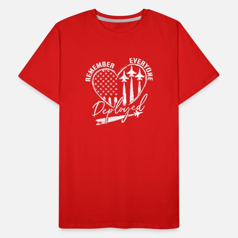 Remember Everyone Deployed RED Friday Troops Men's Premium Organic T-Shirt