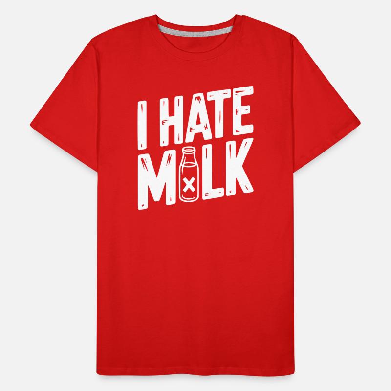 I Hate Milk Men's Premium Organic T-Shirt