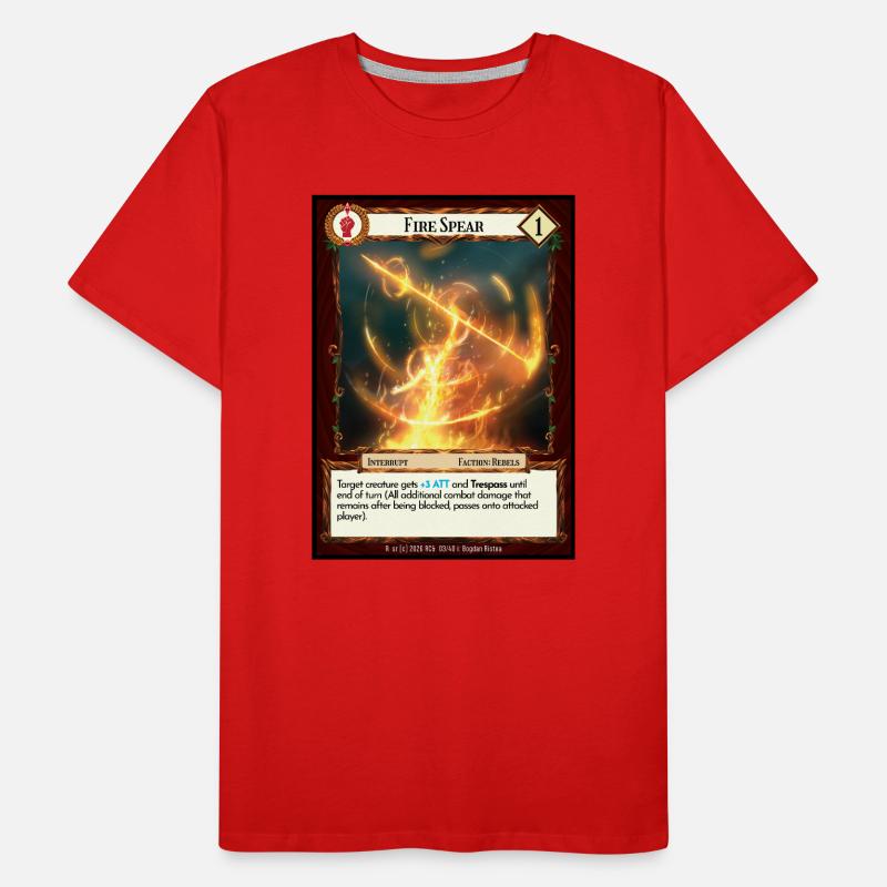 Lance de feu T-shirt bio Premium Homme