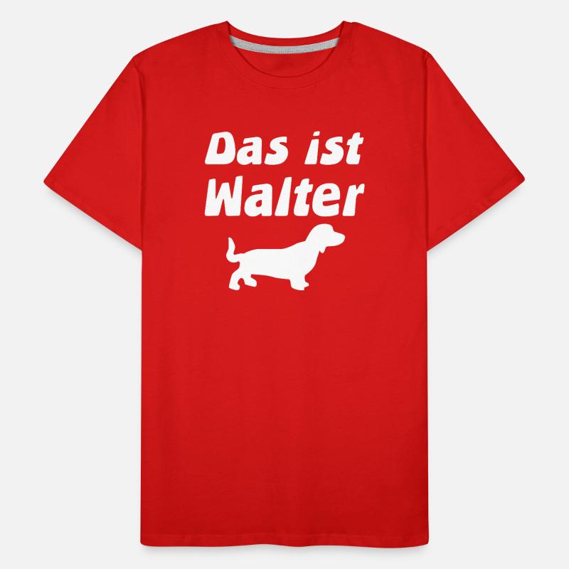 Dackel Männer Premium Bio T-Shirt