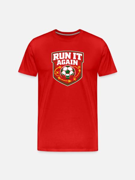 Fußballtraining Jugend-sport-trainer - Männer Premium Bio T-Shirt - Rot