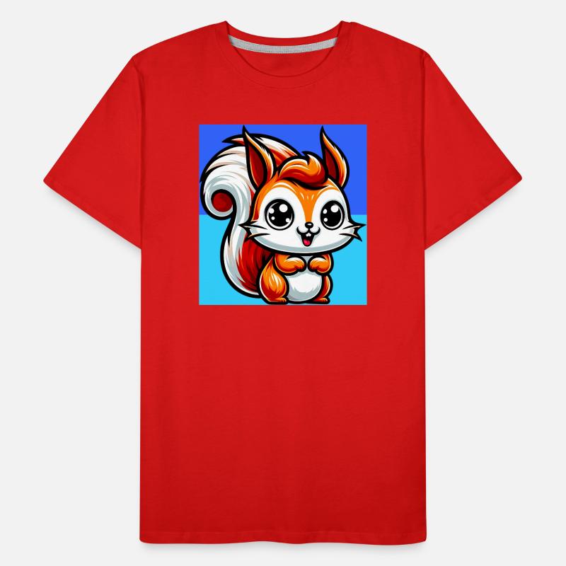 écureuil T-shirt bio Premium Homme