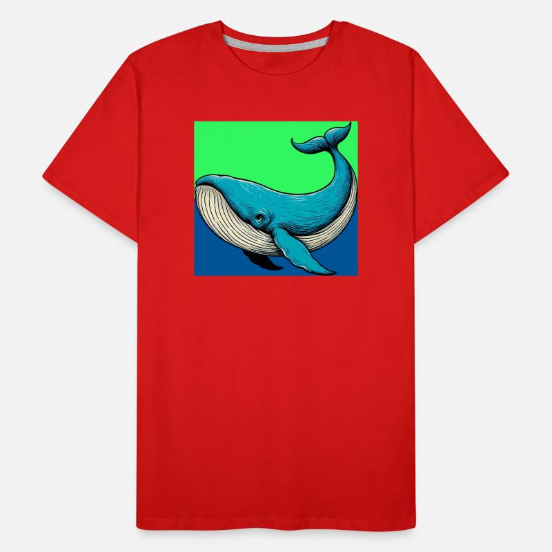 Wal Männer Premium Bio T-Shirt