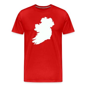 irland_country - Men's Premium Organic T-Shirt - red - Front - Damien (186cm)