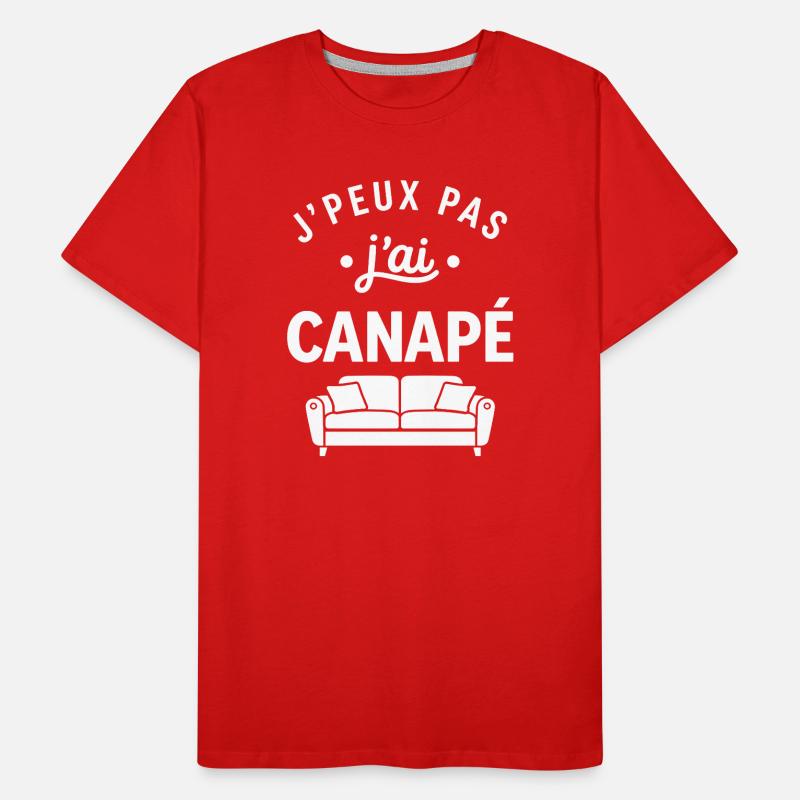 canapé T-shirt bio Premium Homme