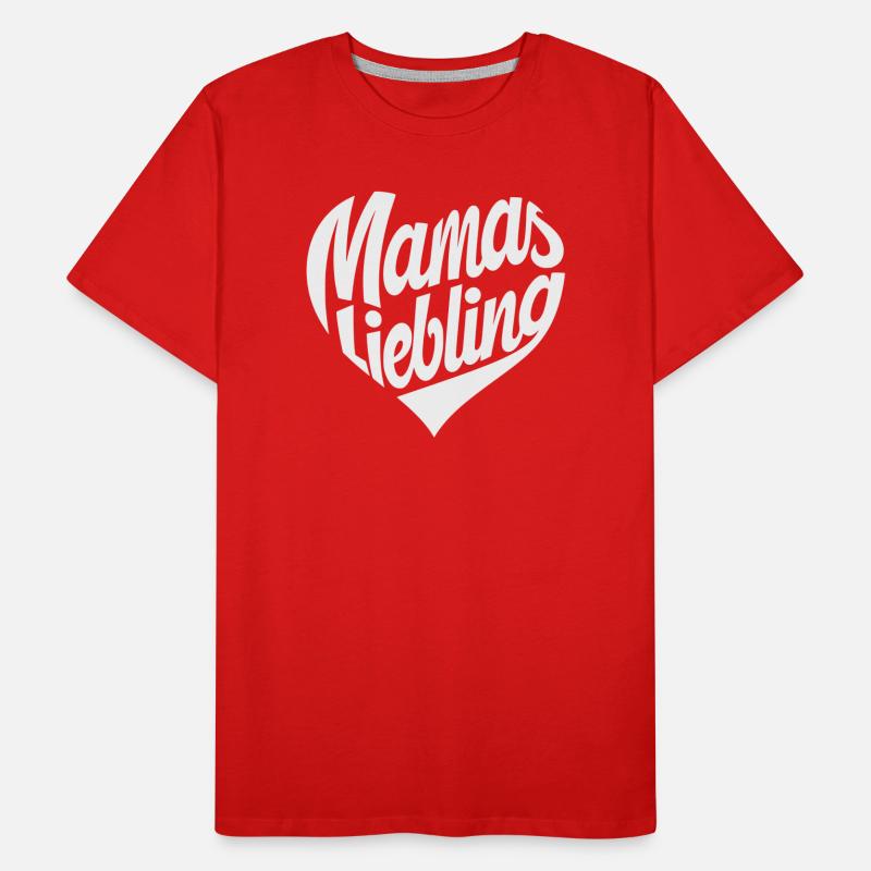 Le cœur préféré de maman T-shirt bio Premium Homme