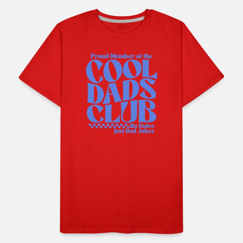 Papa Geschenk - Cooler Papa Vatertag Geschenkidee Männer Premium Bio T-Shirt