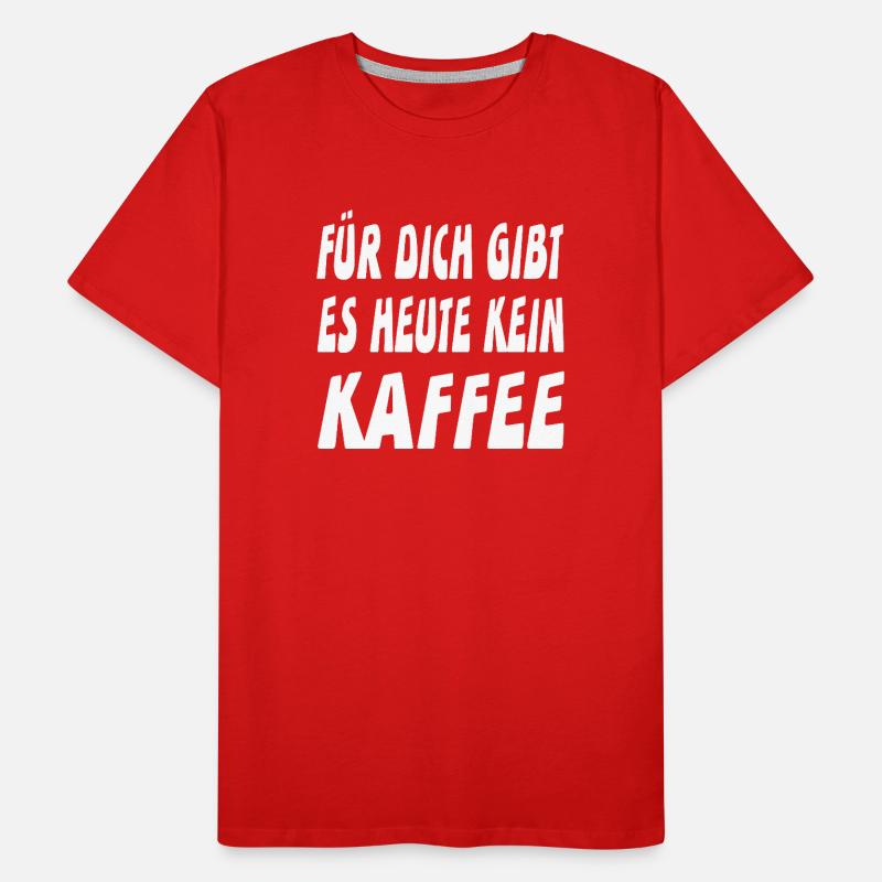 Kaffee Männer Premium Bio T-Shirt