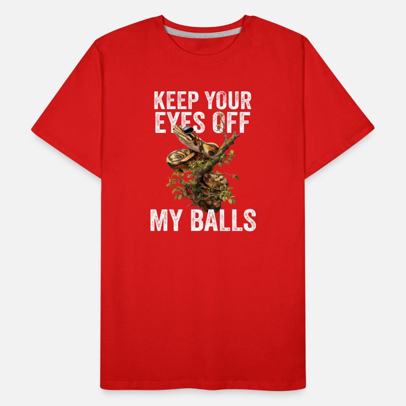 Python roi Serpents Amateurs de terrarium Python T-shirt bio Premium Homme