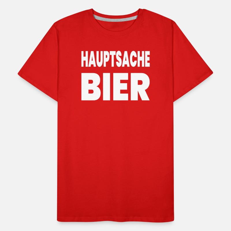 Bier Männer Premium Bio T-Shirt