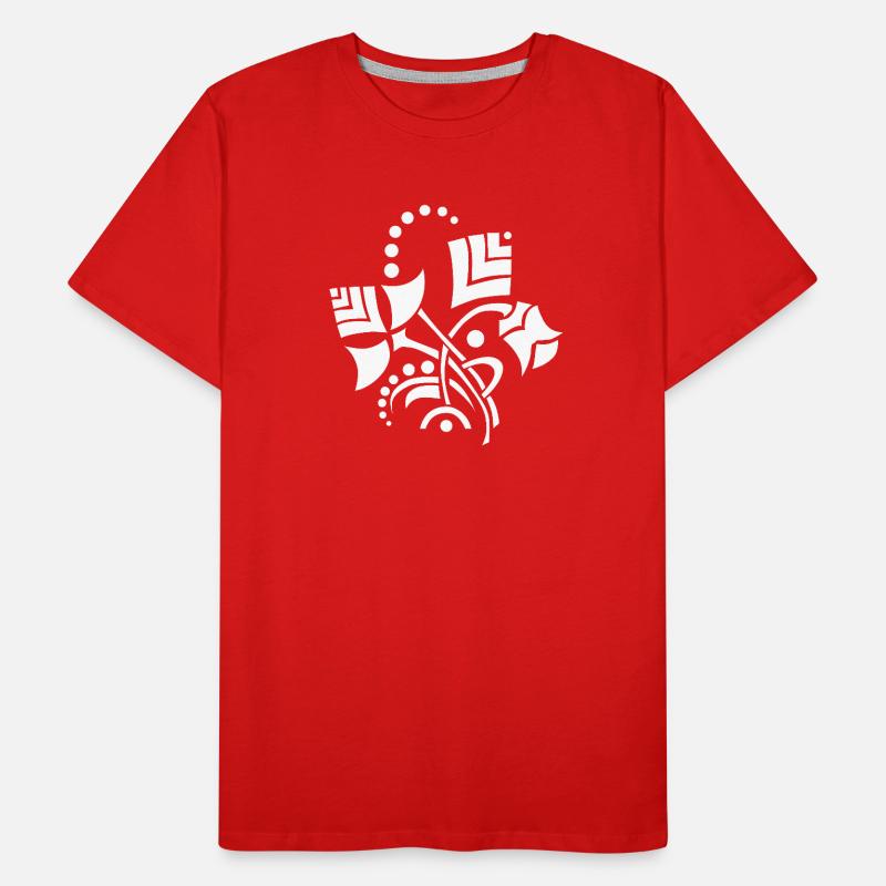 Deko-Blumen Männer Premium Bio T-Shirt