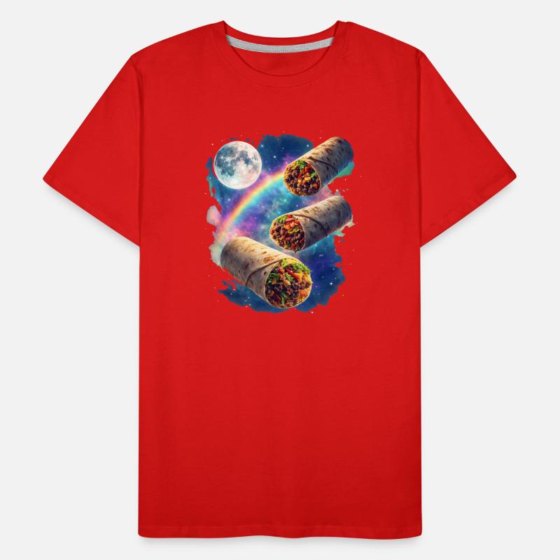 Kosmos Burrito Galaxy T-shirt bio Premium Homme