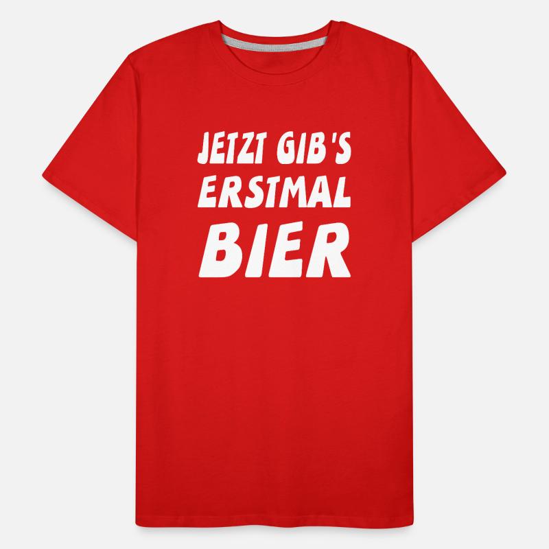 Bier Männer Premium Bio T-Shirt