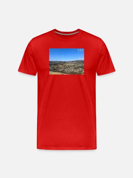 Akiyoshidai Karst - Men's Premium Organic T-Shirt - red