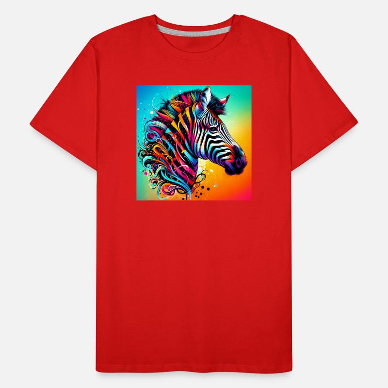 zebra Men's Premium Organic T-Shirt