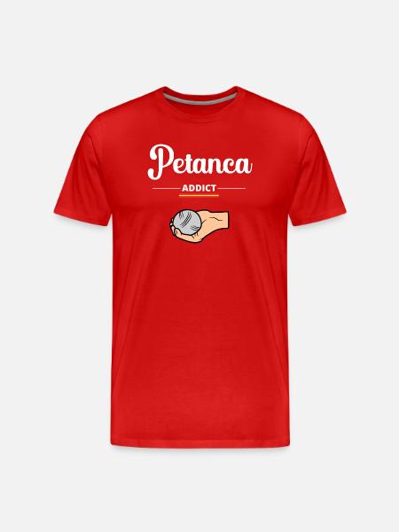 Petanque Addict Spain - Men's Premium Organic T-Shirt - red