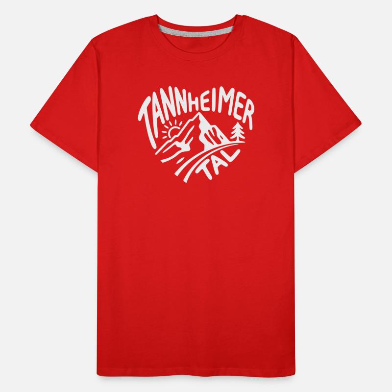 Tannheimer Tal Bergpfad Männer Premium Bio T-Shirt