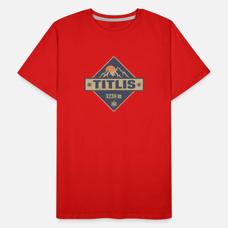 Titlis Men's Premium Organic T-Shirt