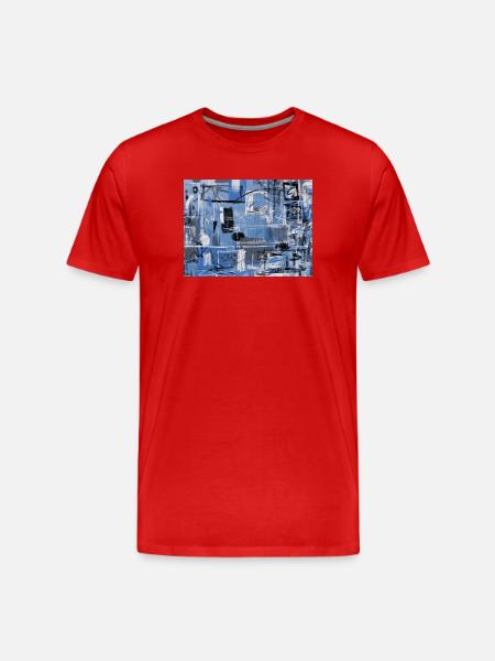 Urban Notation 2 - Men's Premium Organic T-Shirt - red