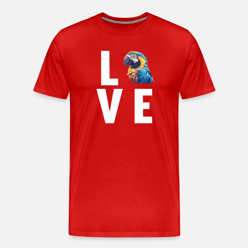 Aras Ara - Männer Premium Bio T-Shirt - Rot