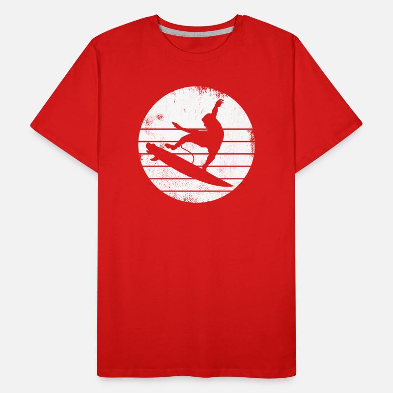 Conception de surfeur T-shirt bio Premium Homme
