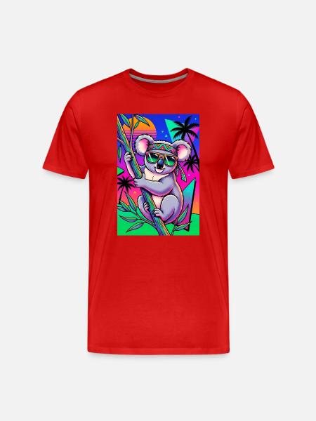 Koala - T-shirt bio Premium Homme - rouge